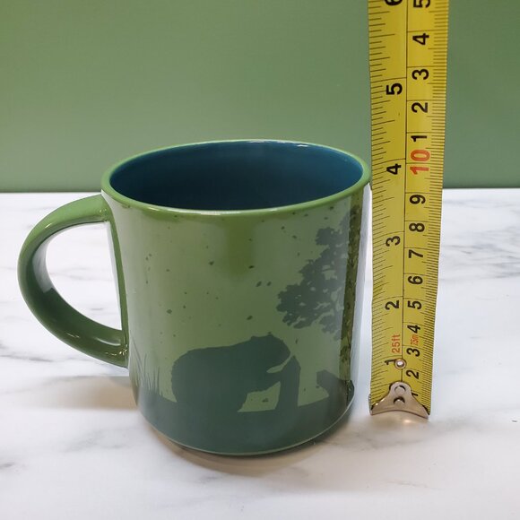 Mug - Tim Hortons Beaver Themed Green and Blue in Excellent condition - Picture 15 of 16